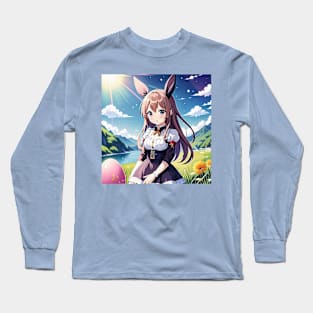 “Bunny Girl” Anime Easter Long Sleeve T-Shirt